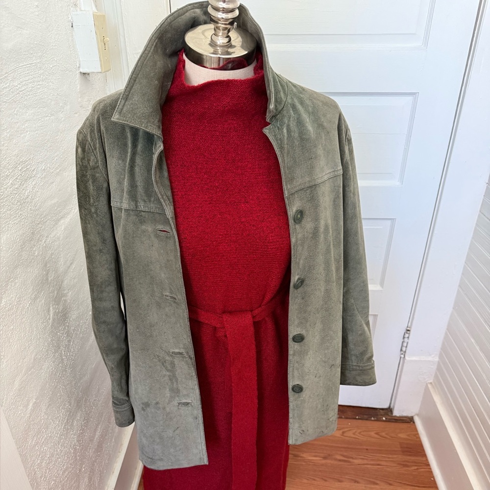 Green Suede Jacket - image 2